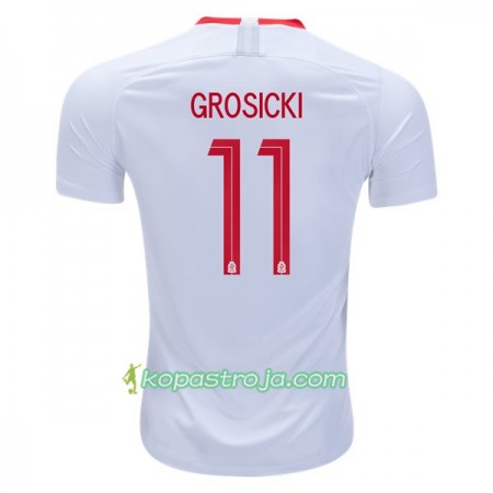 Billiga Fotbollströjor Polen Grosicki 11 VM 2018 Hemma tröja